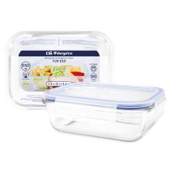 Orbegozo TUR Serie - Recipientes de Vidrio Ultrarresistentes Conserva - Cocina y Congela tus Alimentos con Facilidad Capacidad d