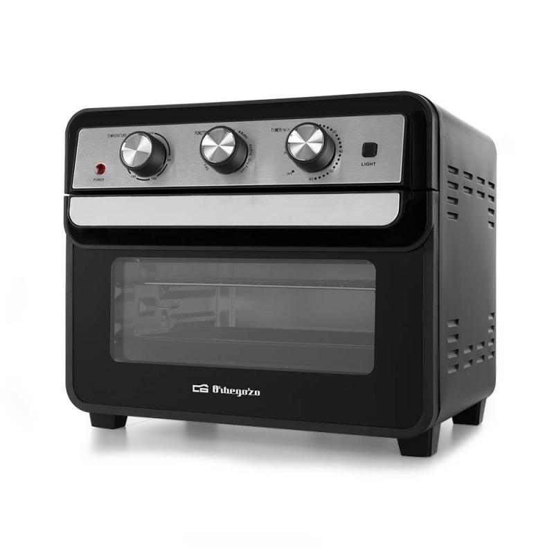 Orbegozo HOF 220 Horno Freidora Multifuncion - Potencia de 1600W en Modo Horno y 1700W en Modo Freidora de Aire - Capacidad de 2