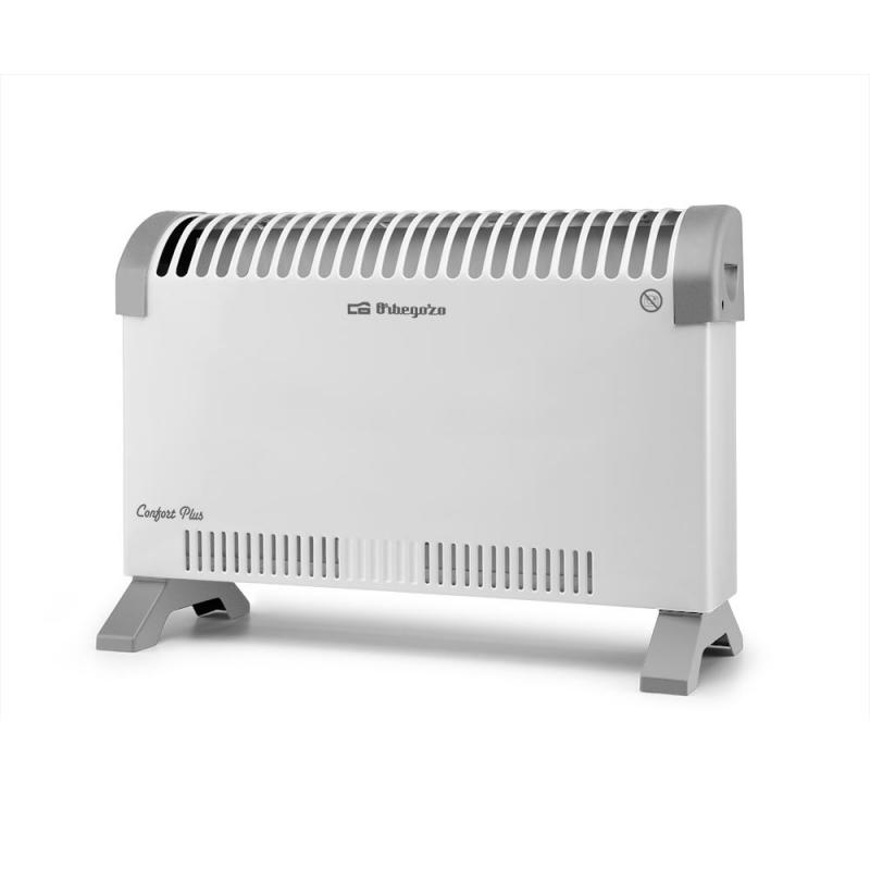 Orbegozo CV 1300 Convector Compacto - Potente Calefaccion con Distribucion Homogenea - Control de Potencia y Termostato Regulabl