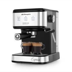 Orbegozo EX 5210 Cafetera Espresso Intenso - Presion 20 Bar - Potencia 1100 W - Panel Tactil - Deposito 1.5L - Valvula de Seguri