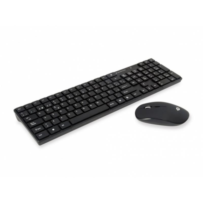 Conceptronic Orazio Pack Inalambrico USB Teclado + Raton 1600dpi - 3 Botones - Uso Ambidiestro - Color Negro