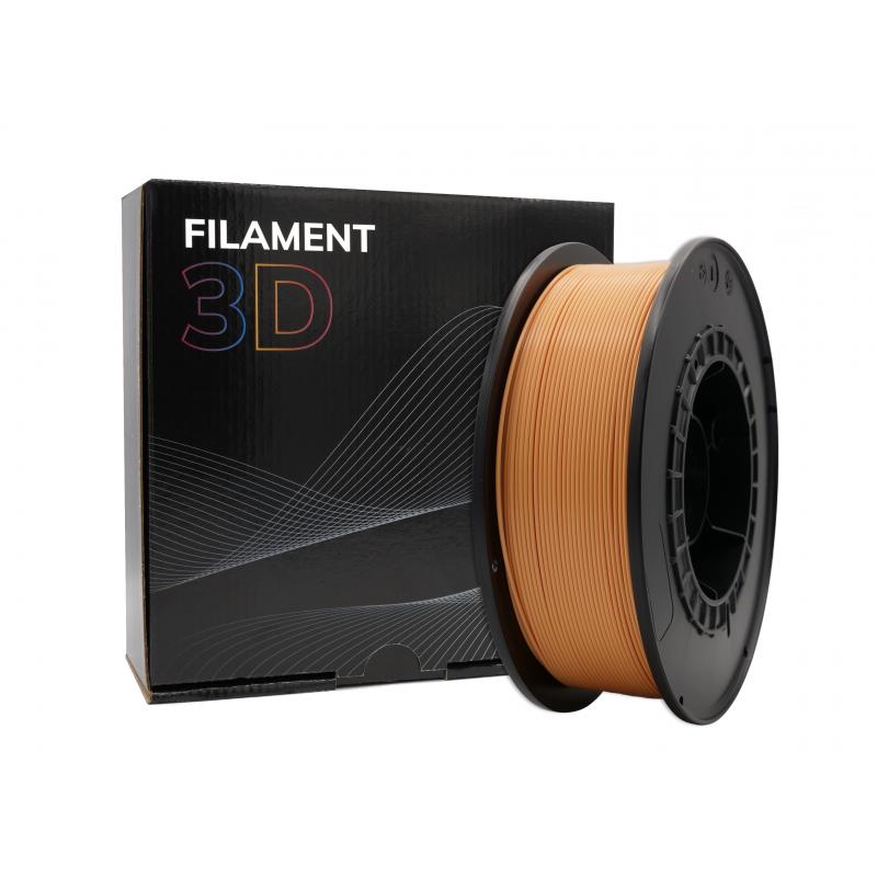 Filamento 3D PLA - Diametro 1.75mm - Bobina 1kg - Color Cuero