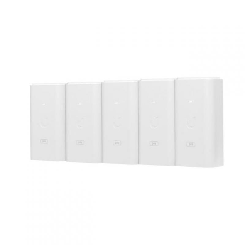 Ubiquiti POE-24-24W Pack de 5 Adaptadores e Inyector PoE 24V 24W