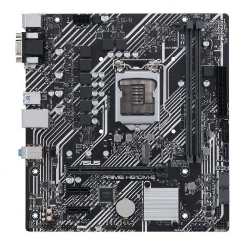 Asus Prime H510M-E Placa Base Intel 1200 2xDDR4, HDMI, PCIe3.0, 4x SataIII, USB 3.2, microATX