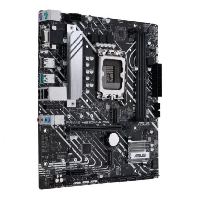 Asus Prime H610M-A D4 CSM Placa Base Intel1700 2x DDR4 - HDMI, M.2, PCIe3.0, 4x Sata III, USB 3.2, MicroATX