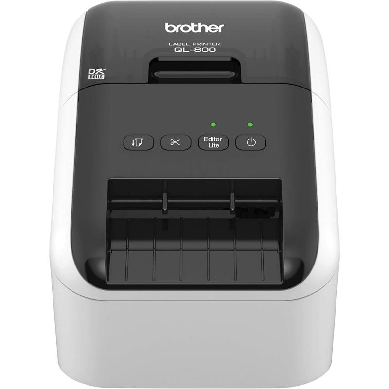 Brother QL800 Impresora Profesional Termica de Etiquetas USB - 93 Etiquetas por min. - Resolucion 300x600ppp - Impresion a Negro