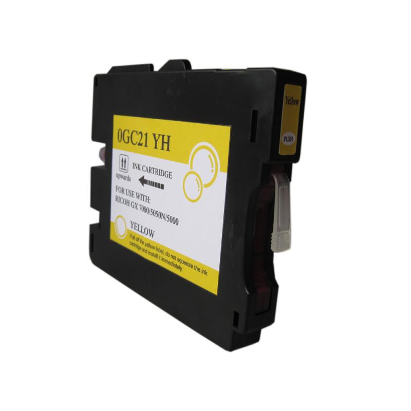 Ricoh GC21Y Amarillo Cartucho de Tinta Pigmentada Generico - Reemplaza 405535/405539