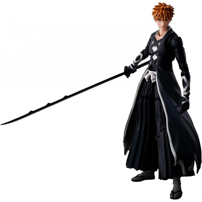 Tamashii Nations SH Figuarts Bleach: Thousand-Year Blood War Ichigo Kurosaki modo Bankai Tensazangetsu - Figura Articulada - Alt