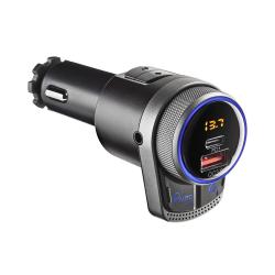 NGS Bt Hero Transmisor FM para Coche/Camion Bluetooth - Pantalla LED - Manos Libres - Frecuencias 87,5 a 108,0MHz - USB-C PD 24W