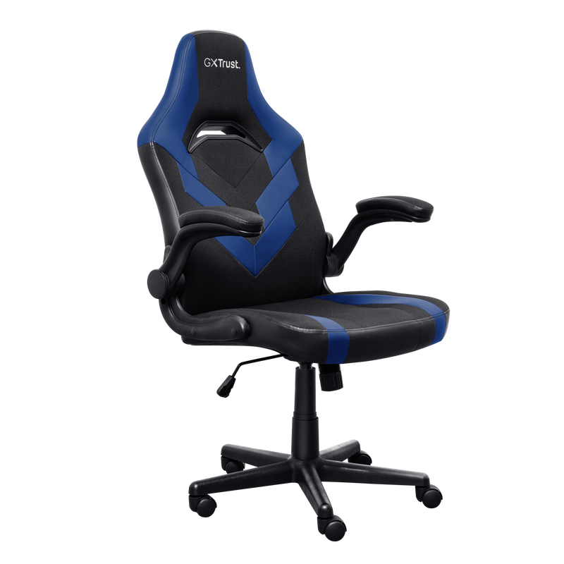 Trust GXT 703B Riye Silla Gaming - Reposabrazos - Ruedas de Nylon - Piston de Gas Clase 4 - Base Metal - Peso Max. 140Kg - Color