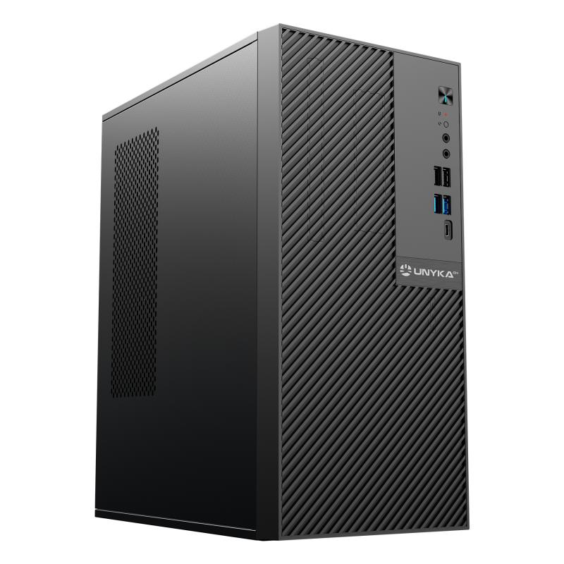 Unykach Numen 500 Pro Midi Tower Caja ITX, MicroATX - Tamaño Disco Soportado 3.5", 2.5" - USB-A 2.0/3.2/C y Audio