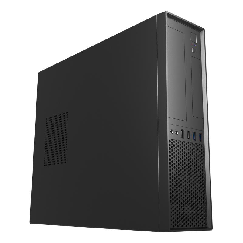 Unykach UK3001 BLACK Caja Torre MicroATX - Tamaño Disco Soportado 3.5", 2.5" - USB-A 2.0/3.0 y Audio