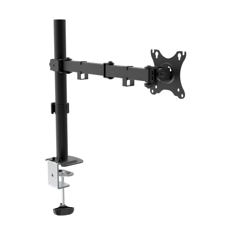 Unykach UK1421 Soporte de Mesa con Brazo Articulado para Monitor de 10"-32" - Giratorio, Inclinable y Extensible - Gestion de Ca