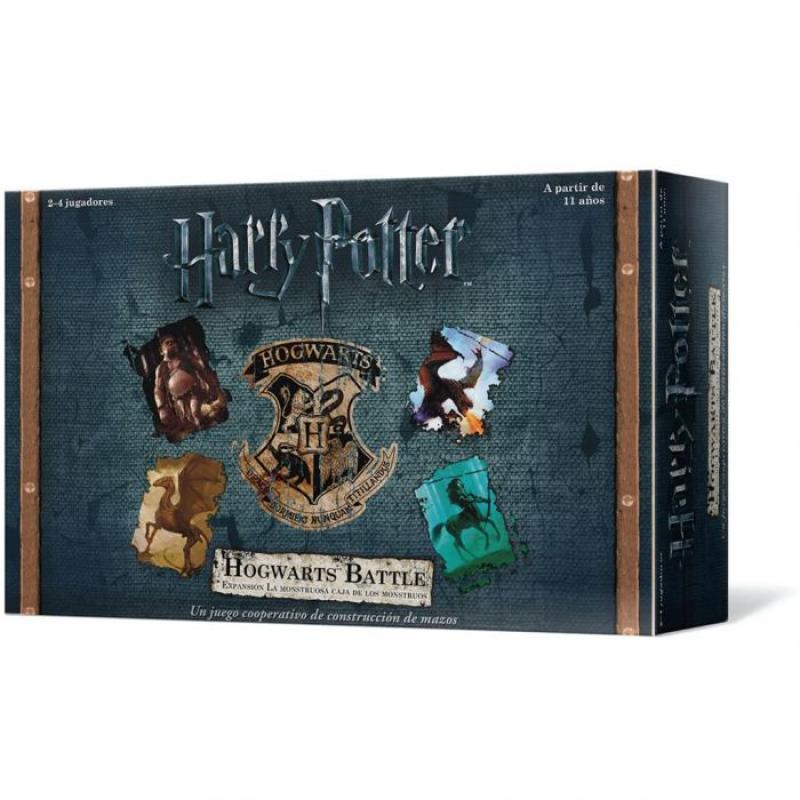 Harry Potter Hogwarts Battle: La Monstruosa Caja de los Monstruos Juego de Cartas - Tematica Fantasia - De 2 a 4 Jugadores - A p