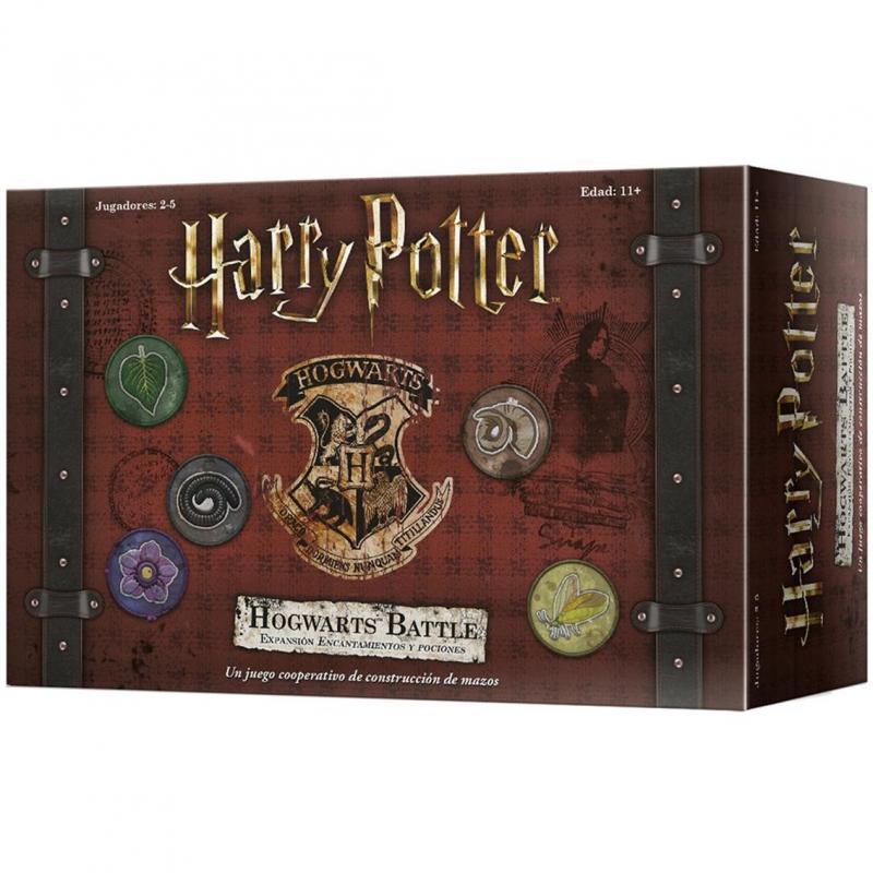 Harry Potter Hogwarts Battle: Encantamientos y Pociones Juego de Cartas - Tematica Fantasia - De 2 a 4 Jugadores - A partir de 1