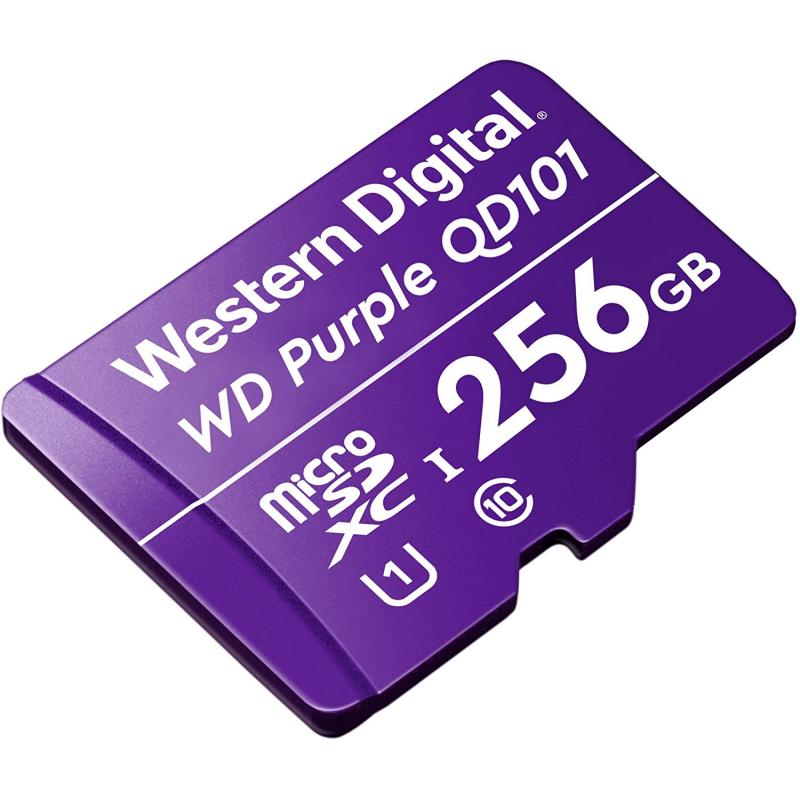 WD Purple QD101 Tarjeta Micro SDXC 256GB UHS-I U1