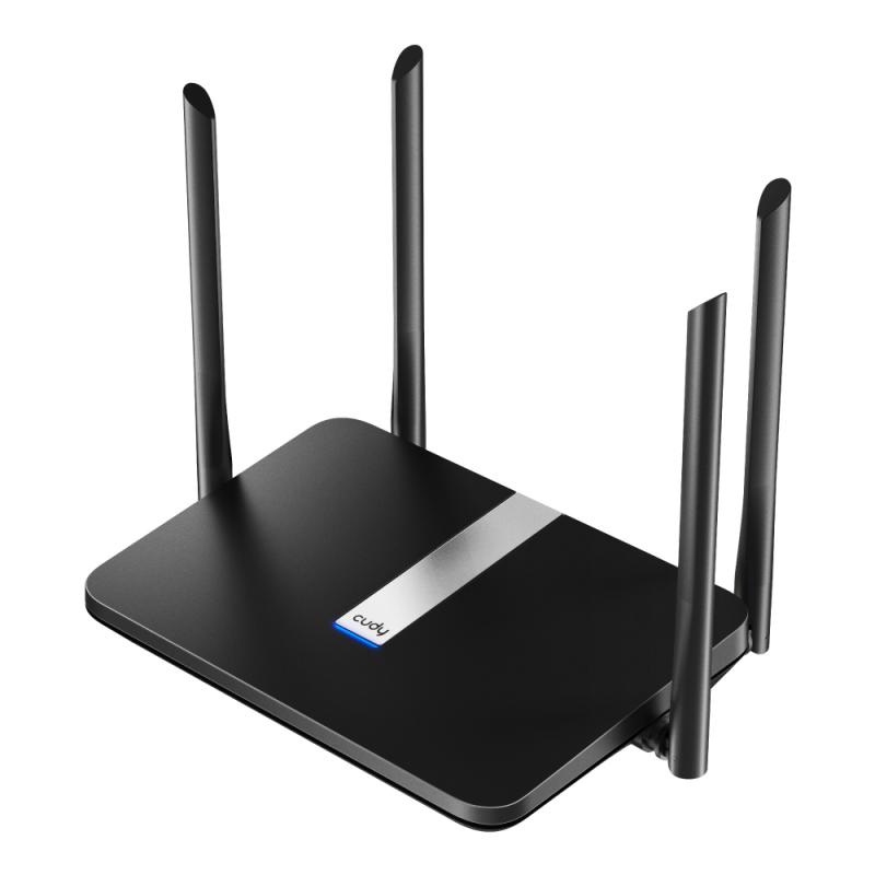 Cudy X6 Smart Router WiFi 6 AX1800 Doble Banda - 1x Puerto Wan 1000/100/10 Mbps y 4x Puertos Lan 1000/100/10 Mbps - 4 Antenas Ex