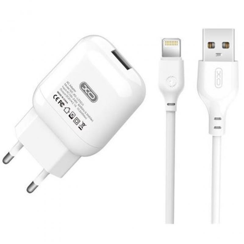 XO L37 Pack Cargador de Corriente USB + Cable USB a Lightning