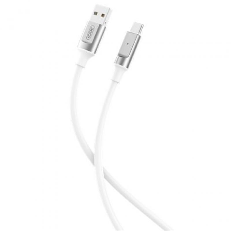 XO Cable NB251 Carga Rapida USB - Tipo C - 6A - 1m - Color Blanco