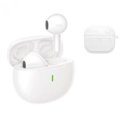 XO Auriculares Bluetooth 5.1 - hasta 3 Horas de Musica - Cable de Carga Tipo C - Color Blanco