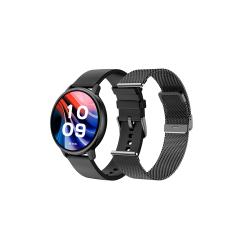 SPC Smartee Duo Classic Reloj Smartwatch Pantalla AMOLED Redonda 1.43" - Mas de 100 Modos Deportivos - Monitoreo de Salud - Resi