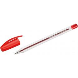 Pelikan Boligrafo Stick Super Soft - Trazo 1mm - Empuñadura Triangular - Formula de Tinta Super Fluida - Color Rojo