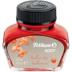 Pelikan Tinta 4001 No.78 - Frasco 30ml - Frasco de 30ml - Asegura el Perfecto Funcionamiento de la Estilografica - Color Rojo