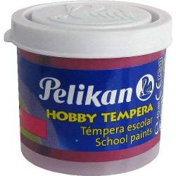 Pelikan Tempera Escolar Frasco 40ml - Facil de Usar - Ideal para Actividades Escolares - Color Magenta