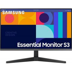Samsung Essential S3 Monitor 24" LCD IPS FullHD 1080p 100Hz Freesync - Respuesta 4ms - Angulo de Vision 178° - HDMI, DisplayPort