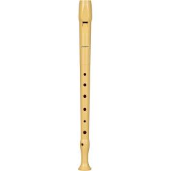 Hohner Flauta Dulce - Fabricada en Plastico - Ideal para los mas Pequeños - Incluye Funda - Color Crema