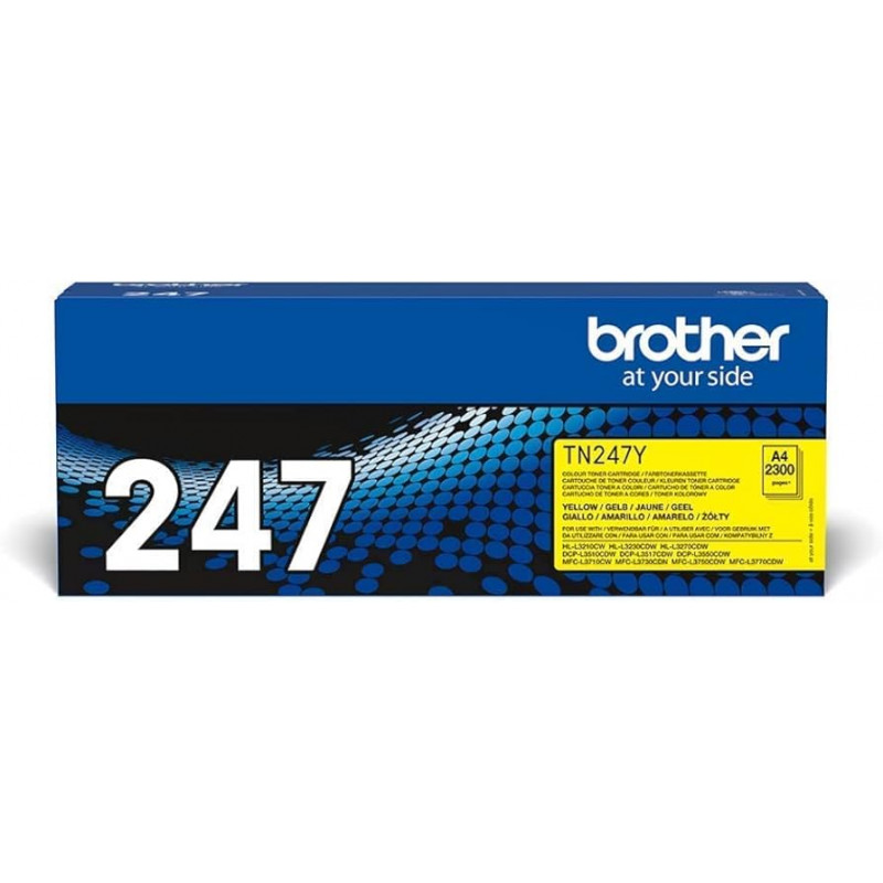 Brother TN247 Amarillo Cartucho de Toner Original - TN247Y