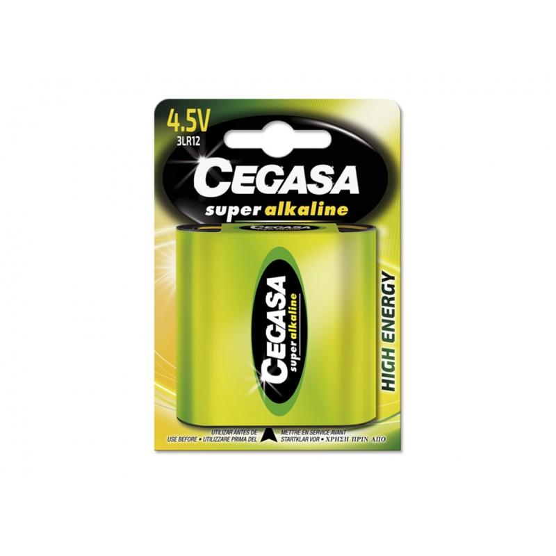 Cegasa Super Alkaline Pila 3LR12 - Alta Tecnologia - Fiabilidad - Elevado Rendimiento - Maximas Prestaciones - Color Varios