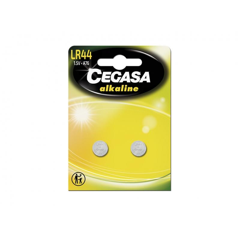 Cegasa Alcalina LR44 Pila para Pequeños Aparatos - Ideal para Mandos a Distancia, Juguetes y Termometros Digitales - Color Vario