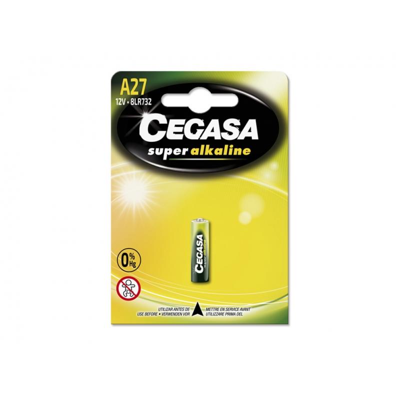 Cegasa A27 Pila Alcalina de Alta Tecnologia - Fiabilidad - Elevado Rendimiento - Maximas Prestaciones - Color Varios