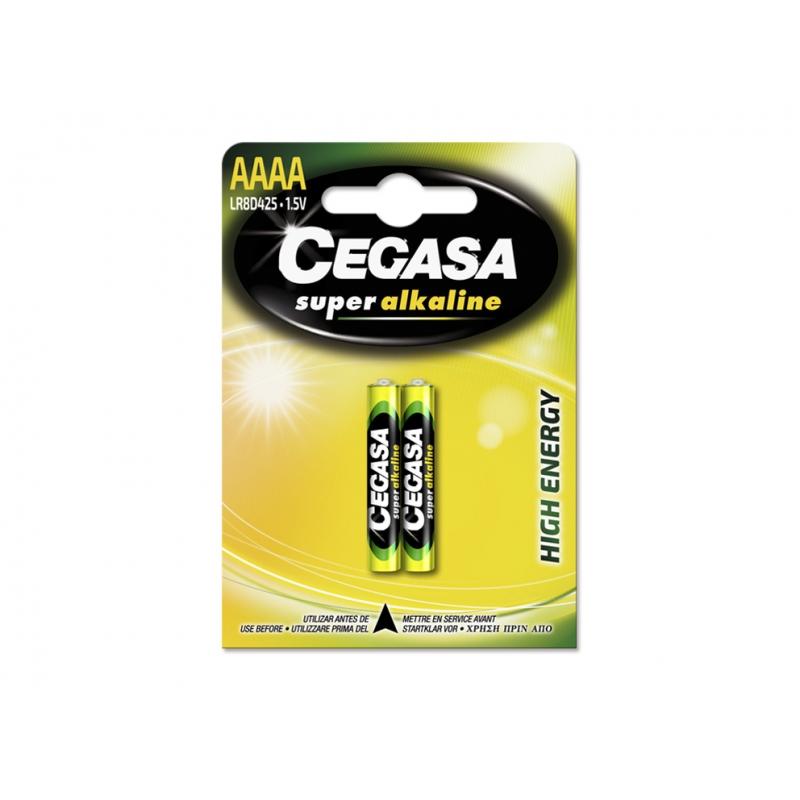 Cegasa Super Alkaline LR8D425 Blister 2 Unidades - Alta Tecnologia - Fiabilidad - Elevado Rendimiento - Amplia Gama - Maximas Pr