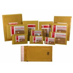 Bismark Pack de 10 Bolsas Acolchadas de Kraft Nº 270x360mm - Recubrimiento Interno de Laminas de Burbuja de Aire - Cierre Autoad