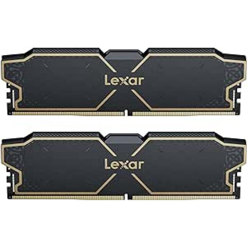 Lexar Thor Modulo de Memoria RAM DDR5 - 16GB - 6000 Mhz - CL32 - 1.25V - UDIMM  - Disipador de Calor - Iluminacion RGB