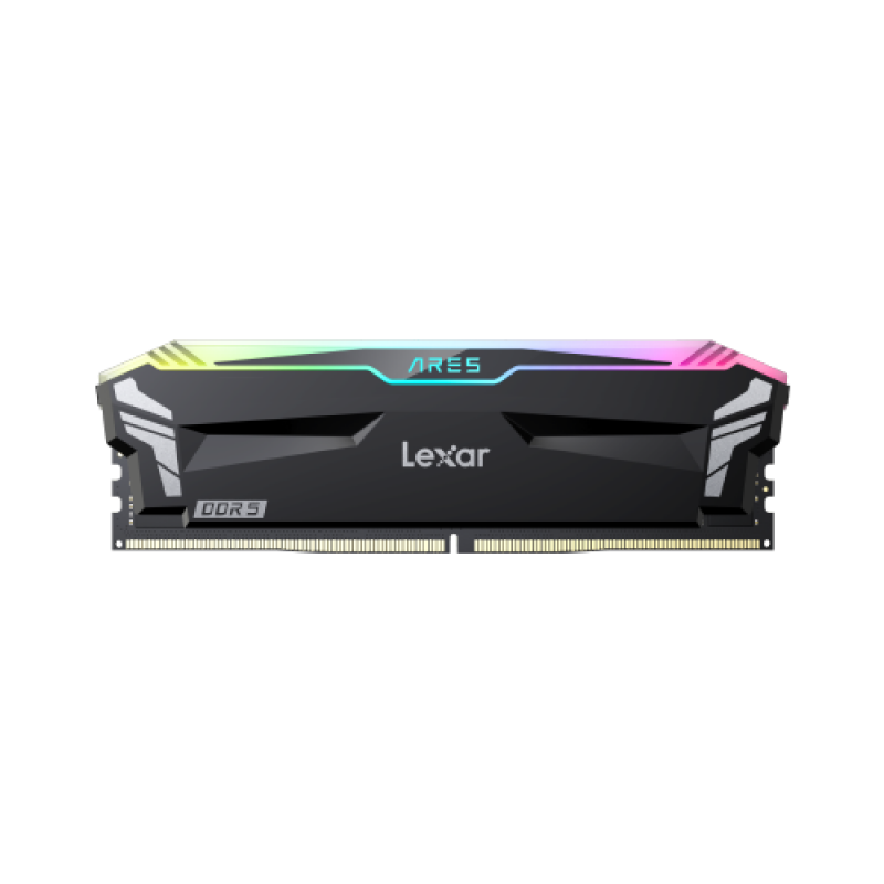 Lexar Ares Modulo de Memoria RAM DDR5 RGB - 16GB - 7200 Mhz - CL34 - 1.4V - UDIMM  - Disipador de Calor