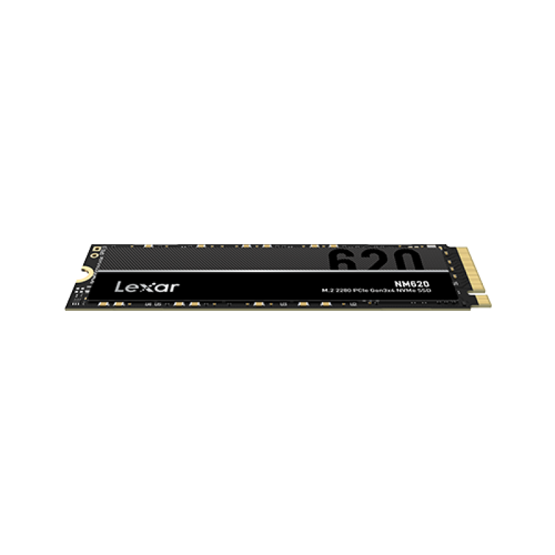 Lexar NM620 SSD 1TB PCIE Gen3x4 NVME - Velocidades de Lectura hasta 3500 MB/S - Escritura hasta 3000 MB/S - Tecnologia LDPC - Ba