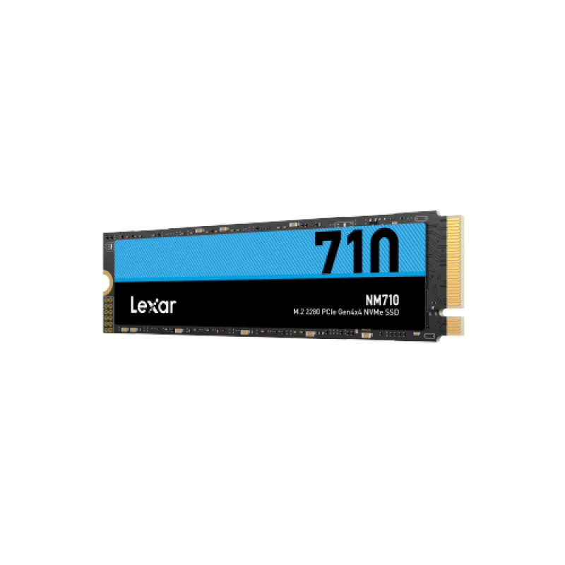 Lexar NM710 SSD NVME Gen4x4 - Velocidades de Lectura 5000 MB/S - Escritura 4500 MB/S - Tecnologia HMB 3.0 y SLC Cache