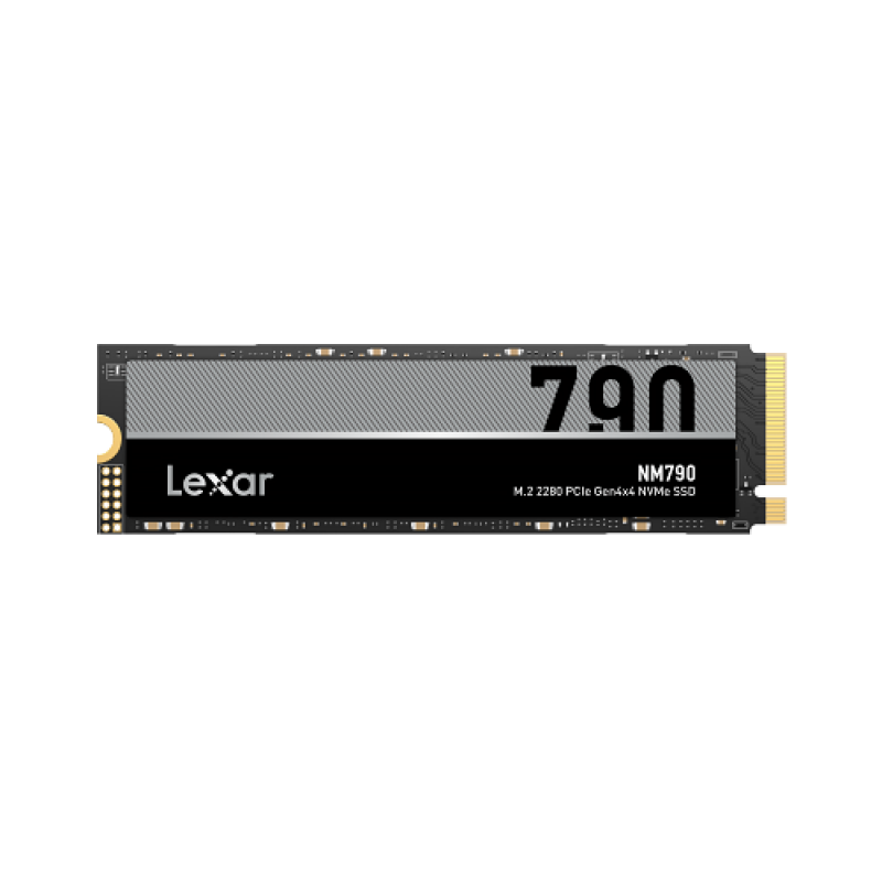 Lexar NM790 SSD NVME 1TB - Velocidades de Lectura 7.400 MB/S - Escritura 6.500 MB/S - PCIE Gen4x4 NVME 1.4 - Flash Nand 3D - Con