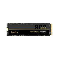 Lexar NM800Pro SSD 512GB PCIE Gen4x4 NVME 1.4 - 3D Nand Flash - Lectura 7.450 MB/S - Escritura 3.500 MB/S - MTBF 1.500.000 Horas