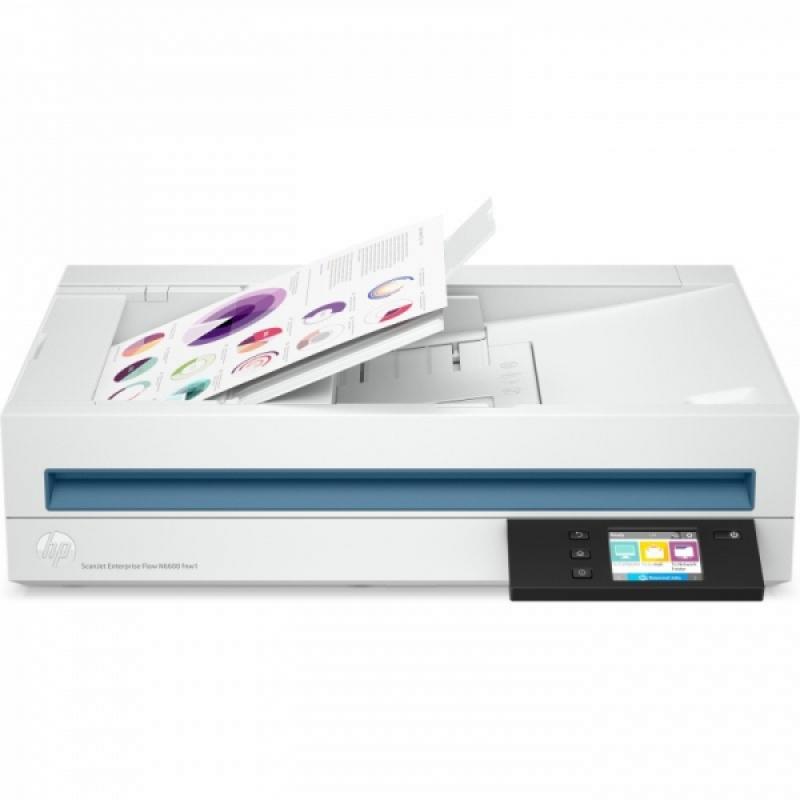 HP ScanJet Enterprise Flow N6600 fnw1 Escaner Documental WiFi Duplex - Alimentador Automatico de Documentos de 100 Hojas - Hasta