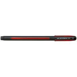 Uni-ball JetStream SX-101-10 Boligrafo de Tinta - Punta de Bola 1mm - Secado Instantaneo - Ideal para Zurdos - Color Rojo