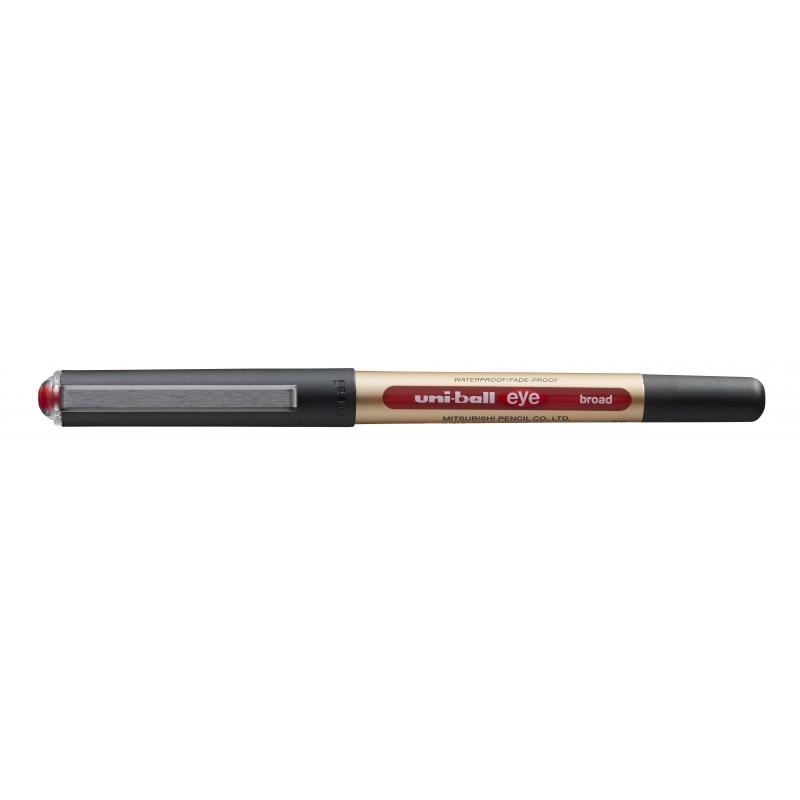 Uni-ball Eye Broad UB-150-10 Boligrafo de Tinta Liquida - Punta de Bola 1mm - Tinta Resistente al Agua y Luz - Sistema de Contro