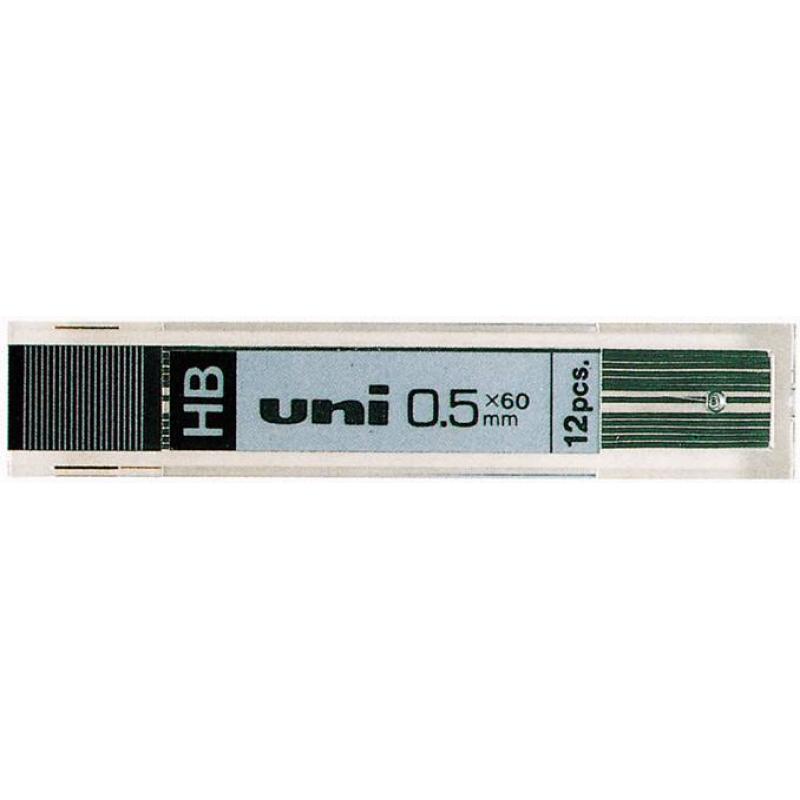 Uni-ball UL-1405 Minas - 0.5mm HB - Estuche de 12 Minas - Color Negro