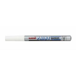 Uni-ball PX-203 Marcador de Pintura - Punta Acrilica 1mm - Linea Fina - Cuerpo de Aluminio - Tinta Permanente Resistente a Luz y