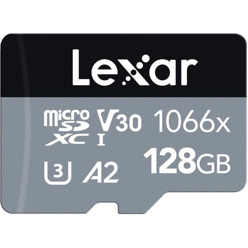 Lexar Professional 1066x Tarjeta de Memoria microSDXC UHS-I 128GB - Velocidades de Lectura hasta 160MB/s - Escritura hasta 120MB