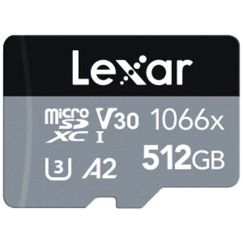 Lexar Extreme Pro Tarjeta de Memoria 256GB microSDXC - Velocidades de Lectura hasta 160MB/s - UHS-I, U3, V30, A2 - Incluye Adapt