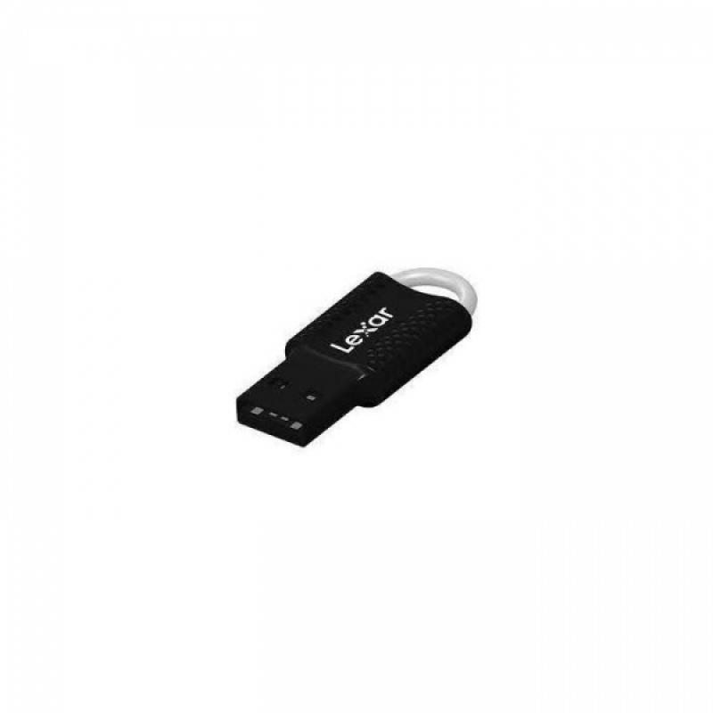 Lexar JumpDrive V40 Memoria USB 128GB - Almacenamiento Portatil - Interfaz USB 2.0 - Diseño Compacto y Duradero - Color Negro